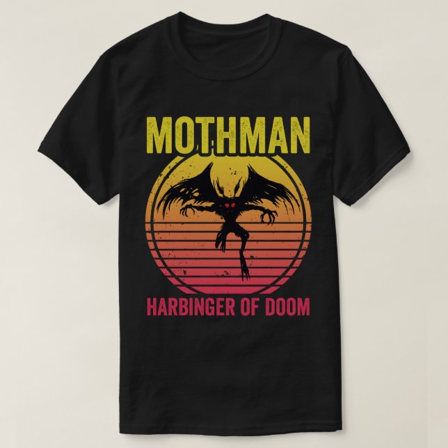 Camiseta Mothman Harbinger Do Doom (Frente do Design)