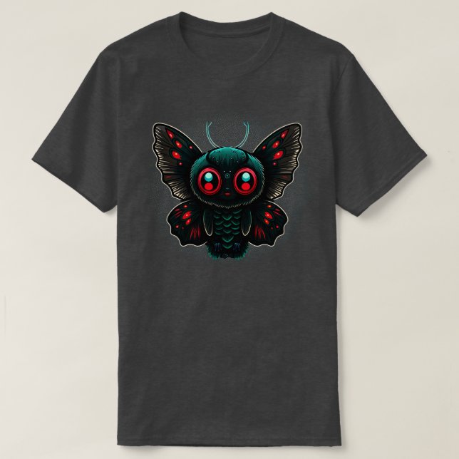 Camiseta Mothman kawaii 1 (Frente do Design)