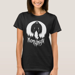 Camiseta Mothman Lua Cheia Criptídeo Legal Para Homens Mulh