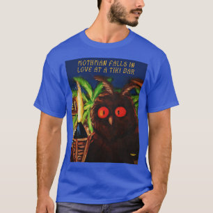 Camiseta Mothman se apaixona por um bar de Tiki