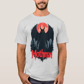 Camiseta Mothman T-Shirt - Teto de lenda Cryptid da Virgíni