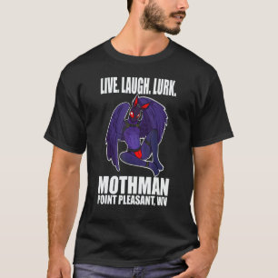 Camiseta Mothman Viva Amor Criptídeo Espreita