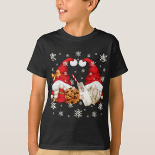 Camiseta Motif De Festa De Natal Gelado Com Leite De Papai