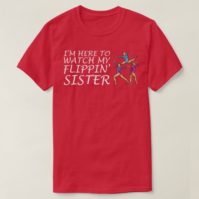 Camiseta Motif de ginástica para Acrobatas e ginastas 9 (Frente do Design)