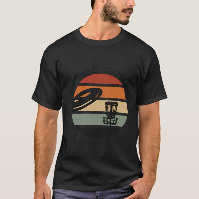 Camiseta Motif De Golfe De Disco Engraçado Para Jogadores D (Frente)
