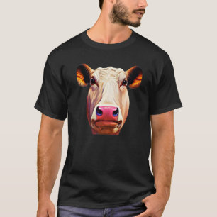 Camiseta Motif de impressão gráfica animal de criação com v