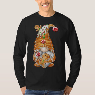 Camiseta Motif De Natal Para Xmas - Pão De Gingerpão Gelado
