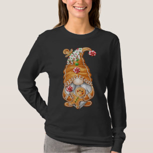 Camiseta Motif De Natal Para Xmas - Pão De Gingerpão Gelado
