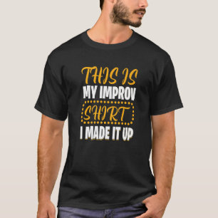 Camiseta Motif De Teatro Para Atores Teatrais 1
