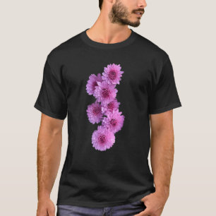Camiseta Motif Floral Estilizado Com Cristamão Violeta