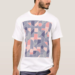 Camiseta Motif Rosa Retro Sem Costura