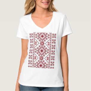 Camiseta Motif tradicional romeno, Motif tradicional romeno