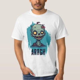 Camiseta Motif zombie bleu