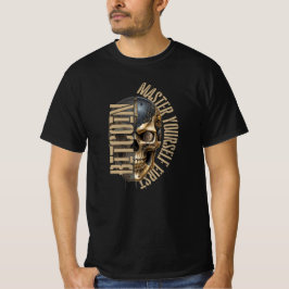 Camiseta Motivação BTC | Crânio | Bitcoin cripto