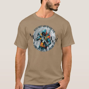 Camiseta Motivação Comercial Sniper Cyberpunk Fantasia