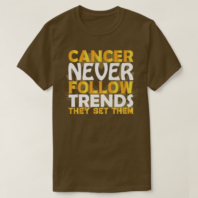 Camiseta Motivação da Consciência do Cancer Infantil Ribbo  (Frente do Design)