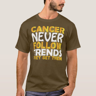 Camiseta Motivação da Consciência do Cancer Infantil Ribbo