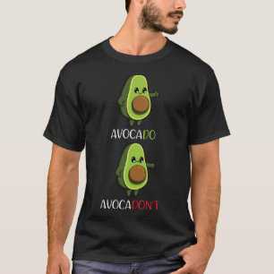 Camiseta Motivação da Fruta de vegetais Avocado Vegan