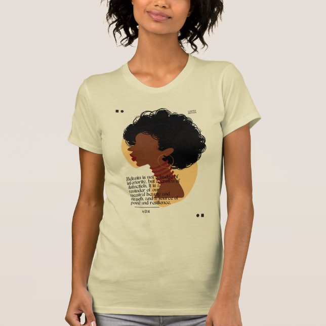 Camiseta Motivação da Meditação Melanina (Frente)