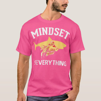 Camiseta Motivação da Mindset de Tubarões Goldfish