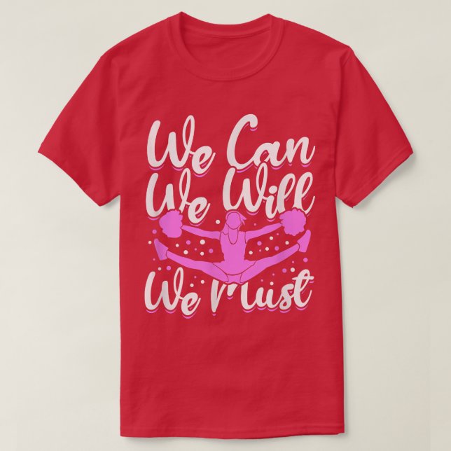 Camiseta Motivação de animação - podemos fazer com que 2 (Frente do Design)