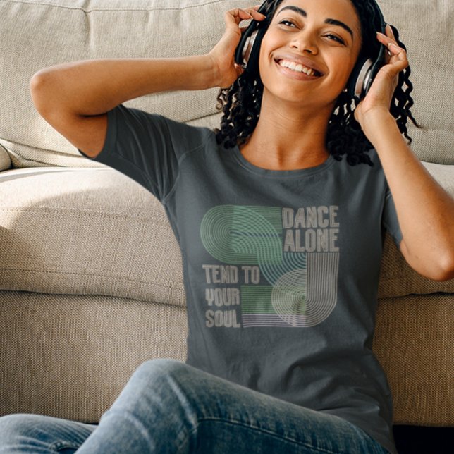 Camiseta Motivação de Arte de Linha Retroativa Moderna do m (Criador carregado)