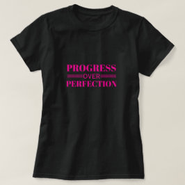 Camiseta Motivação de Crescimento Consciente: Progresso aci