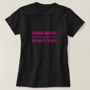 Camiseta Motivação de Crescimento Consciente: Progresso aci