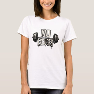 Camiseta Motivação de Fitness de Levantamento de Peso Hardc