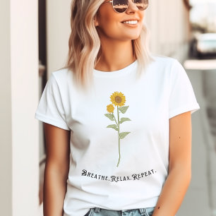 Camiseta Motivação de girassol