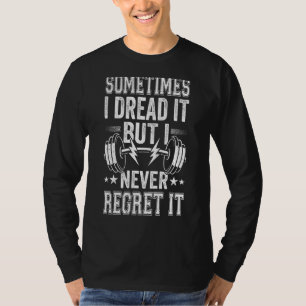 Camiseta Motivação De Giro De Arranjo Nunca Se Arrepende De