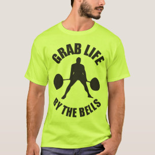 Camiseta Motivação De Gym - Agarra A Vida Pelos Sinos