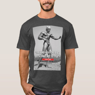 Camiseta Motivação de Gym de Construção de Bodybuilding