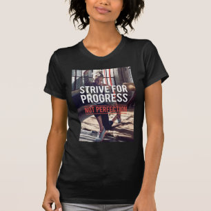 Camiseta Motivação de Gym de Workout de malhação