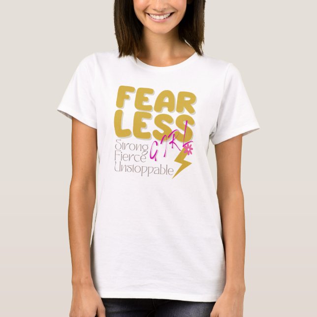 Camiseta Motivação de Menina Sem Coração (Frente)
