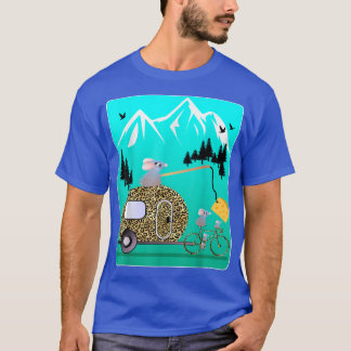 CAMISETA MOTIVAÇÃO DE QUEIJO MOTIVAÇÃO DE CAMPER BIKE TOUR 