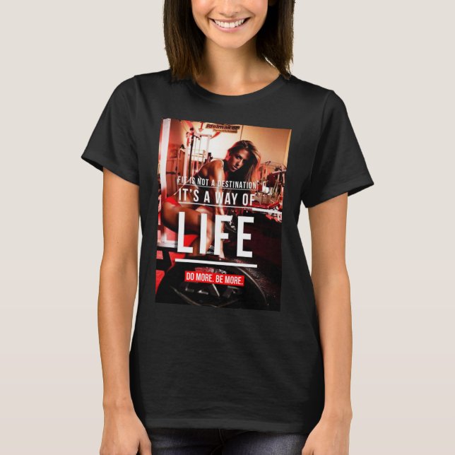 Camiseta Motivação de Workout (Frente)