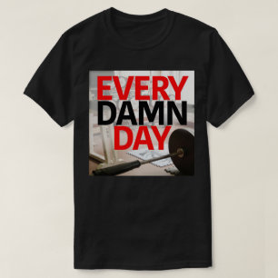 Camiseta Motivação de Workout de Gym de Construção de Porme