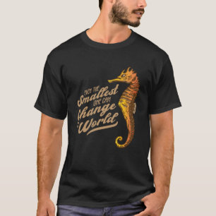 Camiseta Motivação do cavalo marinho pequeno