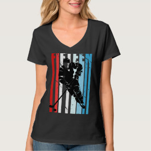 Camiseta Motivação do Jogador de Aniversário do 15 de Hóque