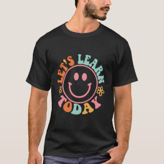 Camiseta Motivação do Vamos do rosto do sorriso hoje Profes