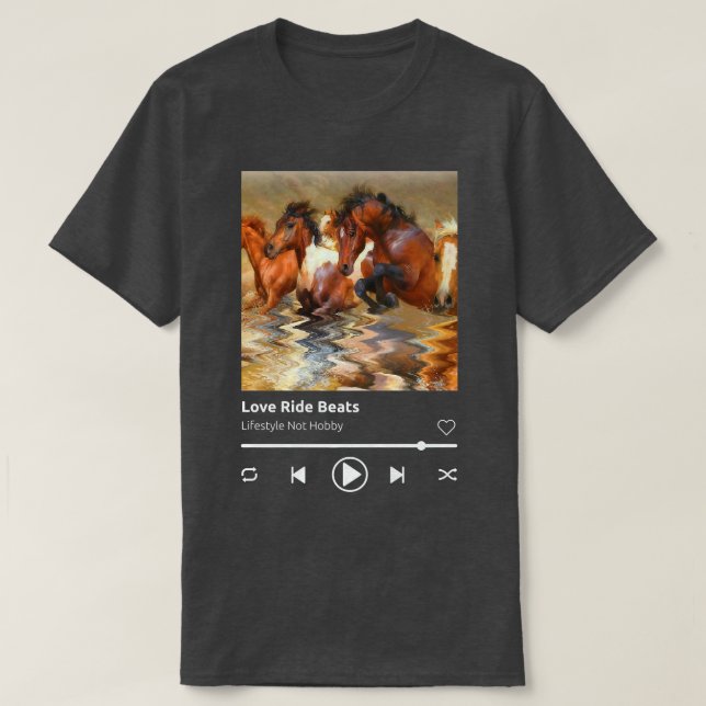 Camiseta Motivação Espiritual Horse Cavaleiro Equestre (Frente do Design)