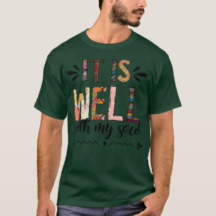 Camiseta Motivação Fé Paz Religiosa É Bem com M