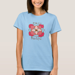 Camiseta Motivação floral: Você é bonito