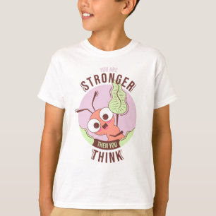 Camiseta Motivação Forte de Caractere Ant