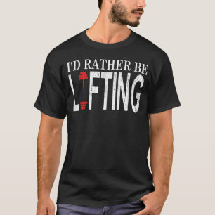 Camiseta Motivação Gym, eu preferencialmente levantar pesos