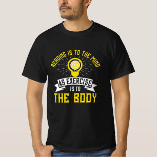 Camiseta Motivação - Ler É Para A Mente