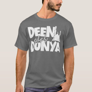 Camiseta Motivação Muçulmana Dizendo Citação Islâmica Deen 