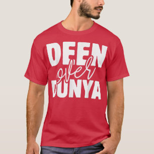 Camiseta Motivação Muçulmana Dizendo Citação Islâmica Deen 
