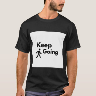 Camiseta Motivação para Academia de Powerlifting Continue S